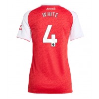 Arsenal Ben White #4 Domáci Ženy futbalový dres 2025-26 Krátky Rukáv